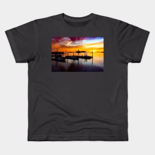 Coastline Sunset Kids T-Shirt